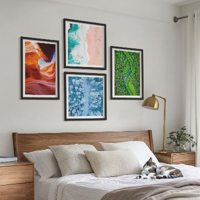 Galería de pared Vegetación del cañón de agua en invierno
