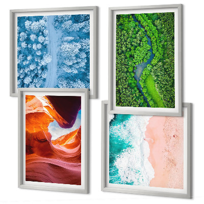 Galería de pared Vegetación del cañón de agua en invierno