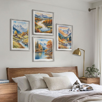 Galería de pared Paisajes otoñales de la naturaleza