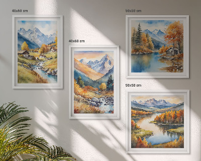 Galería de pared Paisajes otoñales de la naturaleza