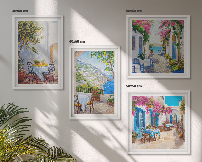 Galería de pared Calles encantadoras con plantas