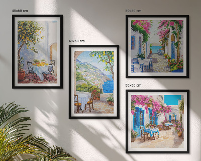 Galería de pared Calles encantadoras con plantas