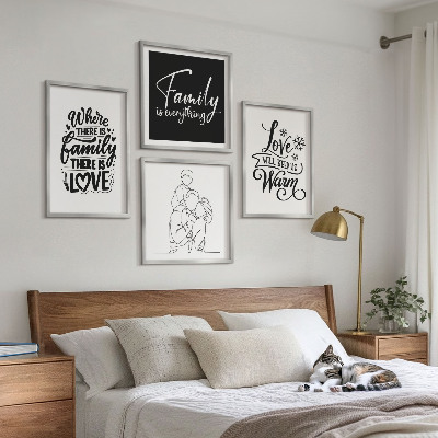 Galería de pared Familia, amor, calidez, hogar