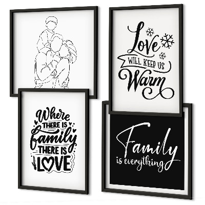 Galería de pared Familia, amor, calidez, hogar
