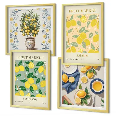 Galería de pared de fruta del árbol cítrico en Italia