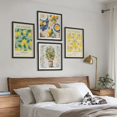 Galería de pared de fruta del árbol cítrico en Italia