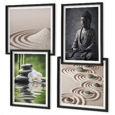 Galería de pared Buda relajándose en la playa