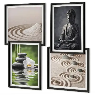 Galería de pared de un Buda relajándose en la playa