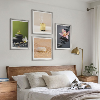 Galería de pared Piedras zen relajantes para la paz