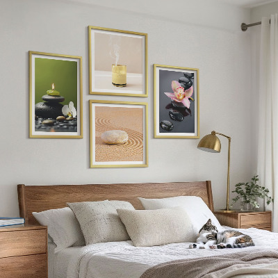 Galería de pared Piedras zen relajantes para la paz