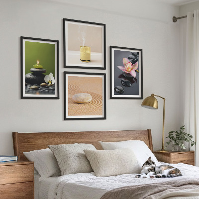 Galería de pared Piedras zen relajantes para la paz