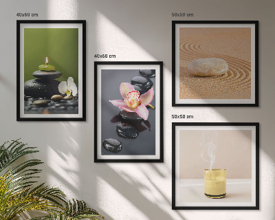 Galería de pared Piedras zen relajantes para la paz