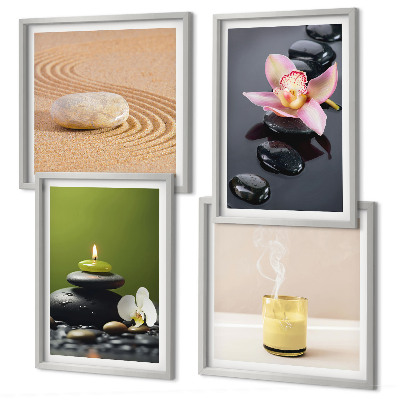 Galería de pared Piedras zen relajantes para la paz