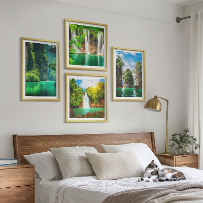 Galería de pared Paisajes verdes y cascadas