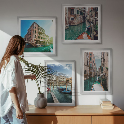Galería de pared arquitectura de los canales de Venecia