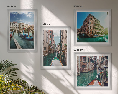 Galería de pared arquitectura de los canales de Venecia