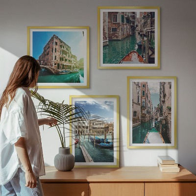 Galería de pared arquitectura de los canales de Venecia
