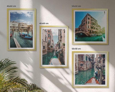 Galería de pared arquitectura de los canales de Venecia