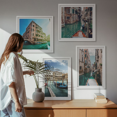 Galería de pared arquitectura de los canales de Venecia