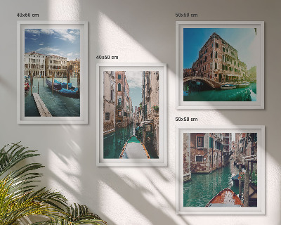 Galería de pared arquitectura de los canales de Venecia