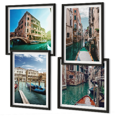 Galería de pared arquitectura de los canales de Venecia