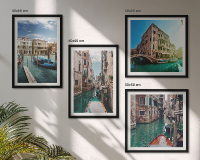 Galería de pared arquitectura de los canales de Venecia