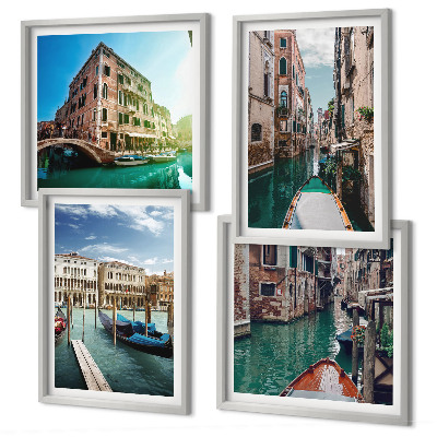 Galería de pared arquitectura de los canales de Venecia