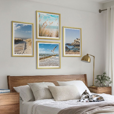 Galería de pared Acantilados de madera para senderos de playa