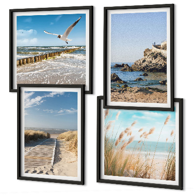 Galería de pared Acantilados de madera para senderos de playa