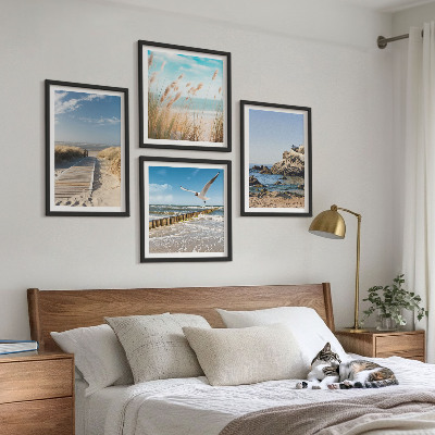 Galería de pared Acantilados de madera para senderos de playa