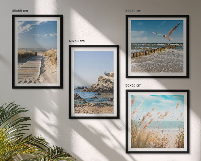 Galería de pared Acantilados de madera para senderos de playa