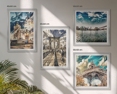 Galería de pared Puentes torre en ciudades europeas