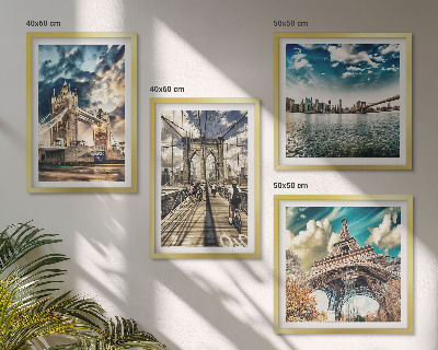 Galería de pared Puentes torre en ciudades europeas