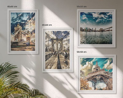 Galería de pared Puentes torre en ciudades europeas