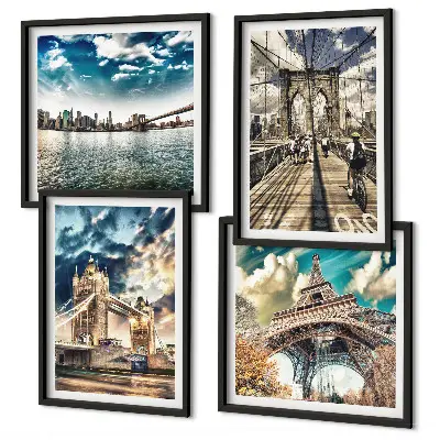 Galería de pared puentes de torres en ciudades europeas
