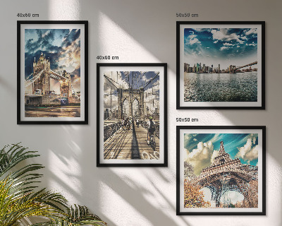 Galería de pared Puentes torre en ciudades europeas