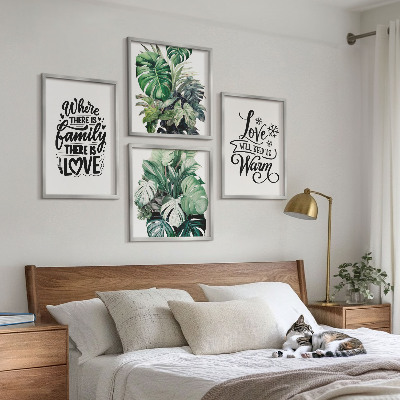 Galería de pared Acuarela del hogar 
