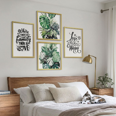 Galería de pared Acuarela del hogar 