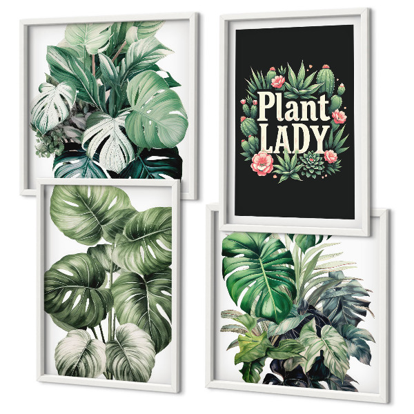 Galería de pared Plantas tropicales La señora de las plantas