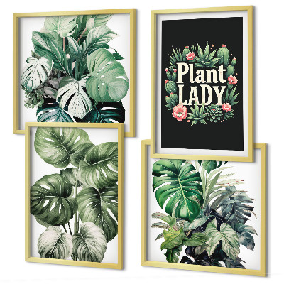 Galería de pared Plantas tropicales La señora de las plantas