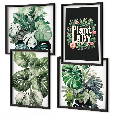 Galería de pared Plantas tropicales La señora de las plantas