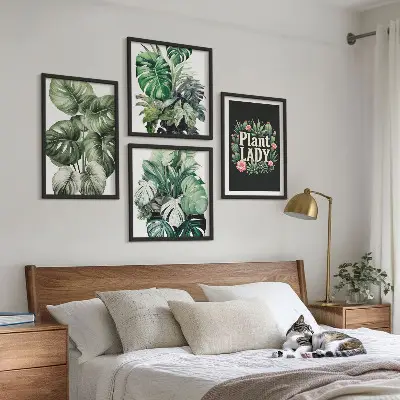 Galería de pared plantas tropicales de La señora de las plantas