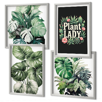 Galería de pared Plantas tropicales La señora de las plantas