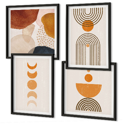 Set de cuadros modernos para salón Decoración bohemia minimalista