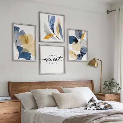Galería de pared Motivos vegetales en acuarela
