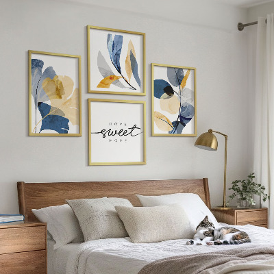 Galería de pared Motivos vegetales en acuarela