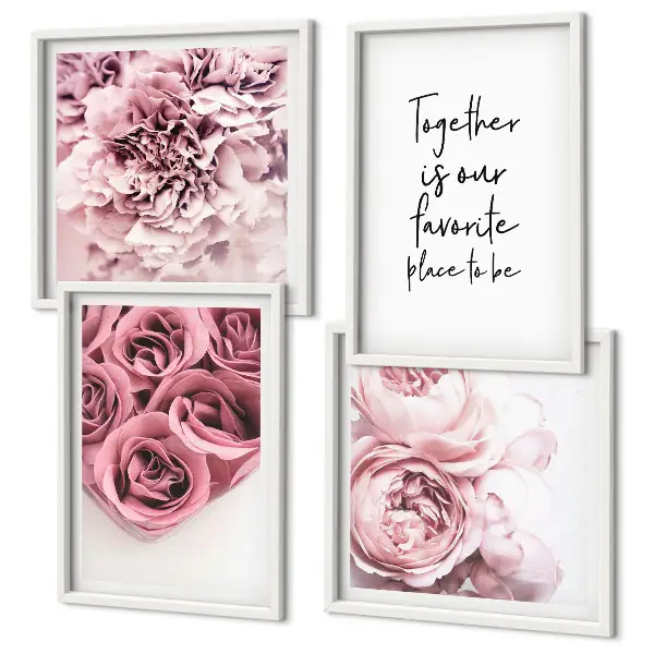 Ramo de rosas a domicilio con inscripción personalizada para galería de pared