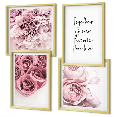 Ramo de rosas a domicilio con inscripción personalizada para galería de pared