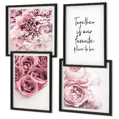 Ramo de rosas a domicilio con inscripción personalizada para galería de pared