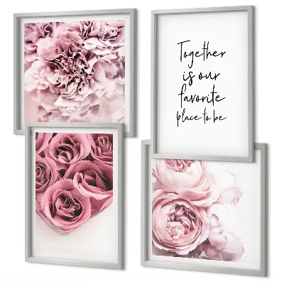 Ramo de rosas a domicilio con inscripción personalizada para galería de pared